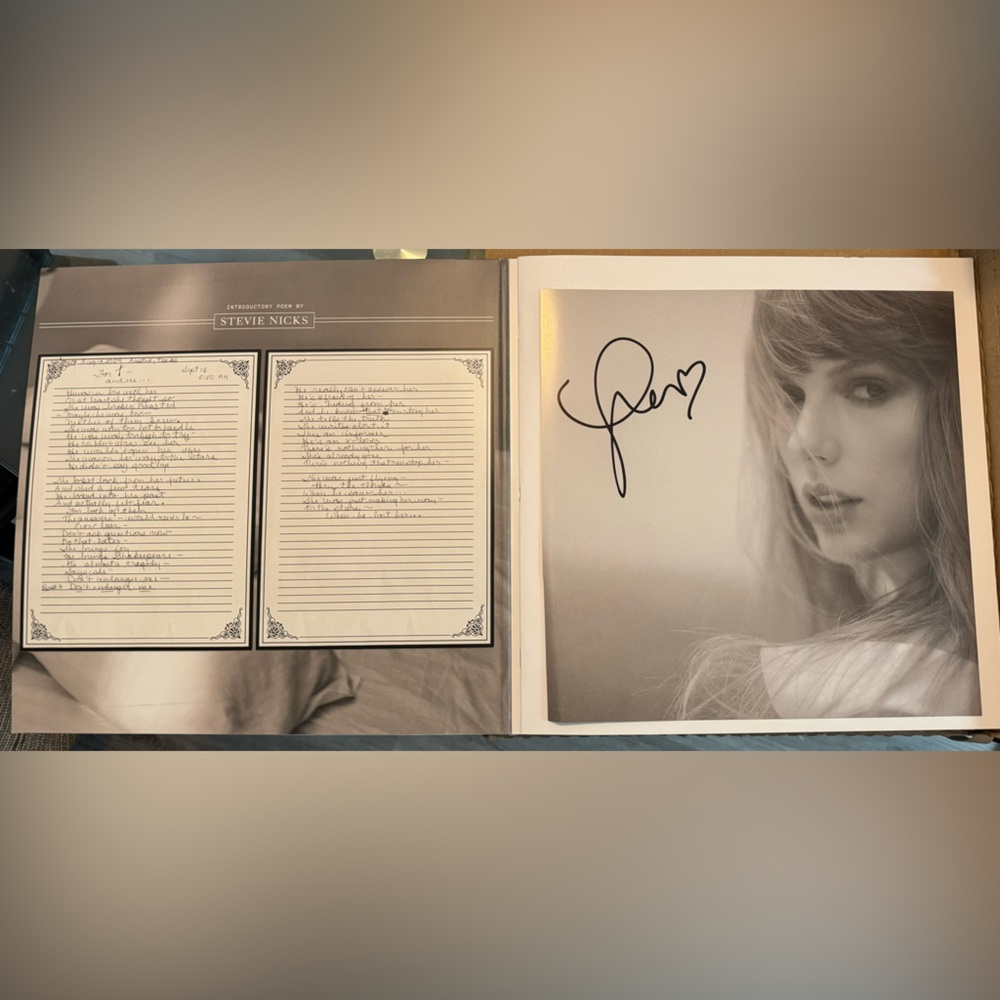Taylor Swift Signed Vinyl